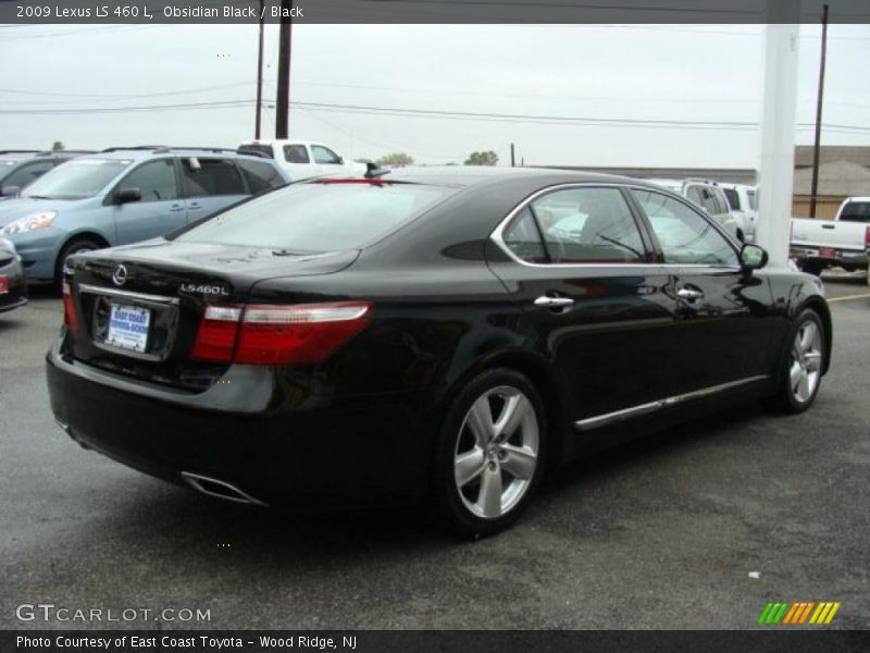 Obsidian Black / Black 2009 Lexus LS 460 L
