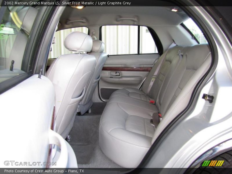 Silver Frost Metallic / Light Graphite Grey 2002 Mercury Grand Marquis LS