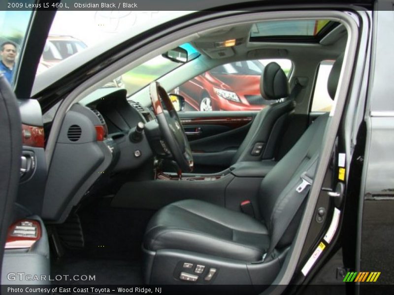 Obsidian Black / Black 2009 Lexus LS 460 L