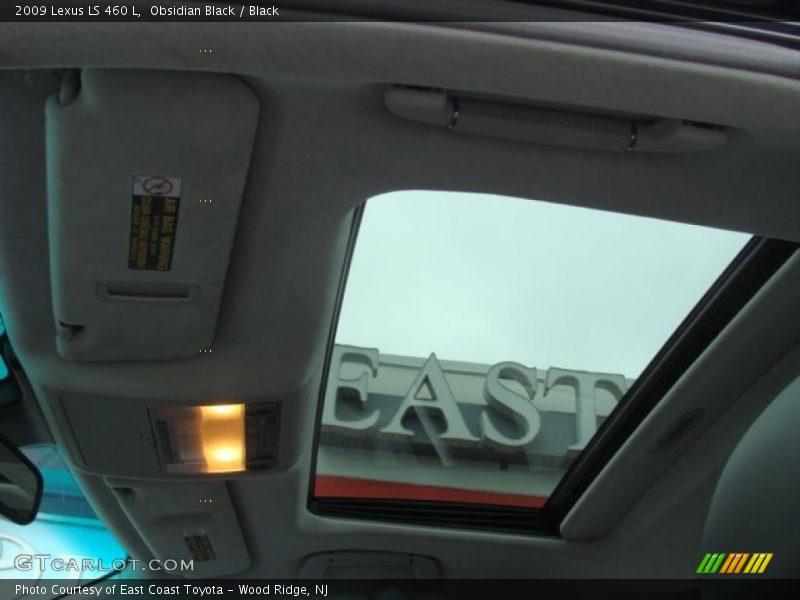 Obsidian Black / Black 2009 Lexus LS 460 L