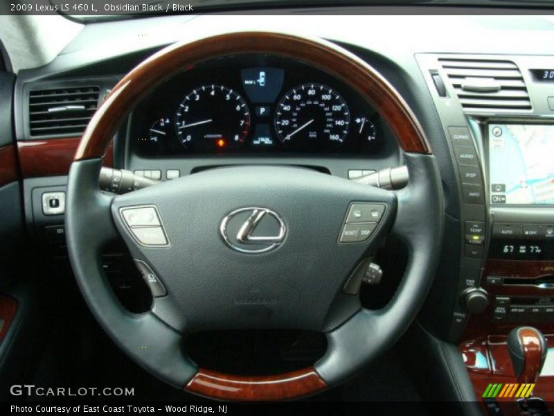Obsidian Black / Black 2009 Lexus LS 460 L