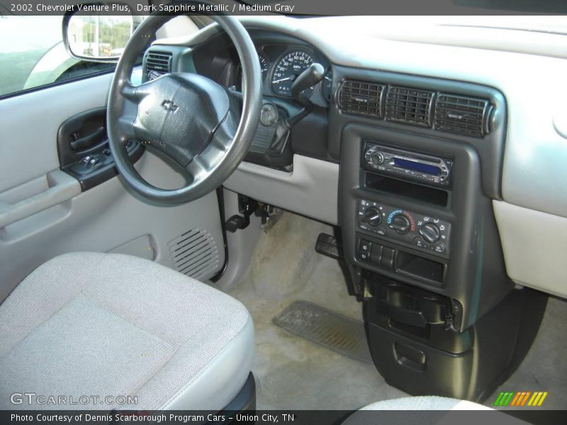Dark Sapphire Metallic / Medium Gray 2002 Chevrolet Venture Plus