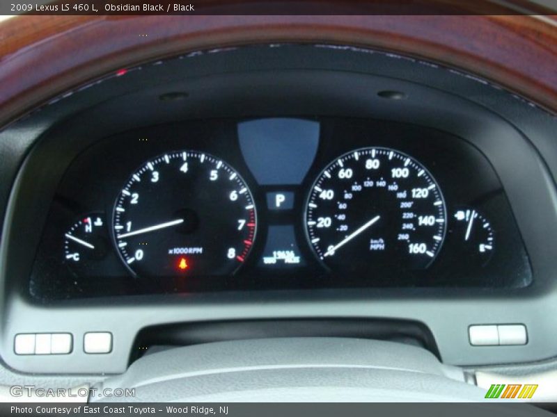 Obsidian Black / Black 2009 Lexus LS 460 L