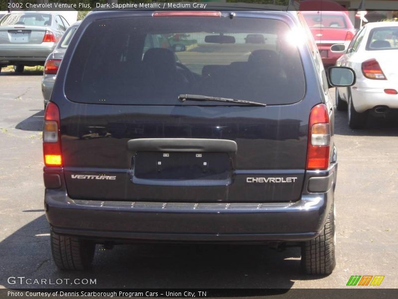 Dark Sapphire Metallic / Medium Gray 2002 Chevrolet Venture Plus