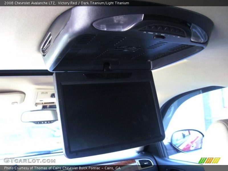 Victory Red / Dark Titanium/Light Titanium 2008 Chevrolet Avalanche LTZ