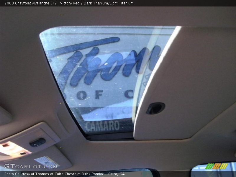 Victory Red / Dark Titanium/Light Titanium 2008 Chevrolet Avalanche LTZ
