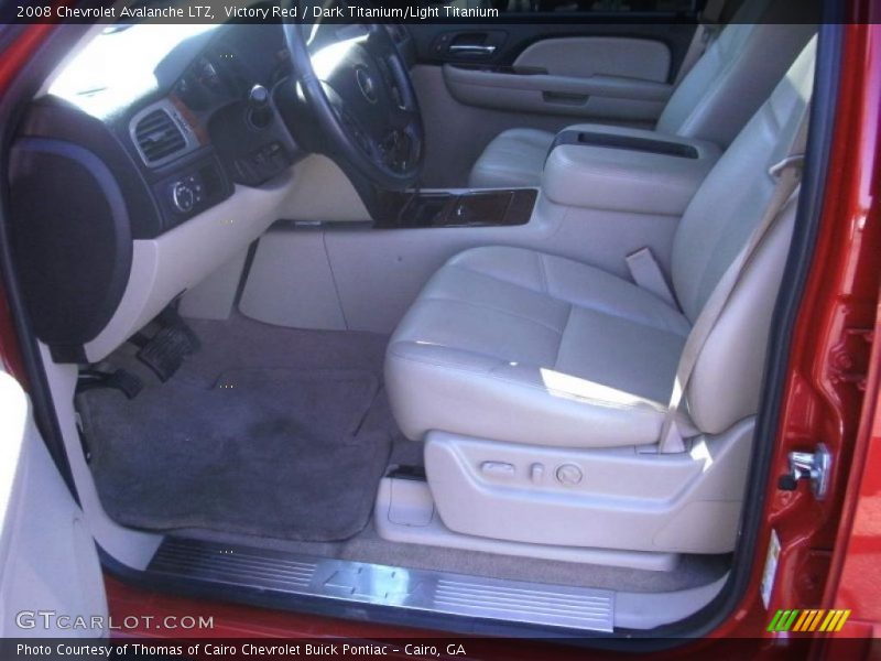 Victory Red / Dark Titanium/Light Titanium 2008 Chevrolet Avalanche LTZ