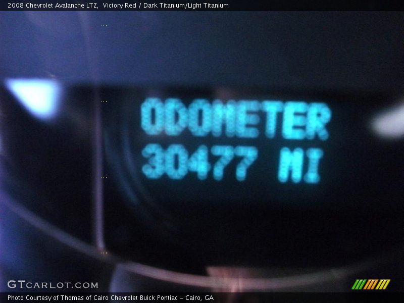Victory Red / Dark Titanium/Light Titanium 2008 Chevrolet Avalanche LTZ
