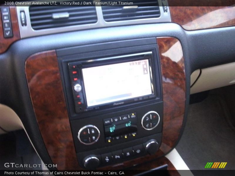 Victory Red / Dark Titanium/Light Titanium 2008 Chevrolet Avalanche LTZ