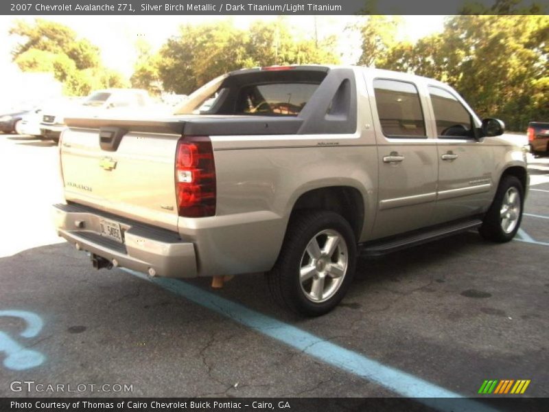 Silver Birch Metallic / Dark Titanium/Light Titanium 2007 Chevrolet Avalanche Z71