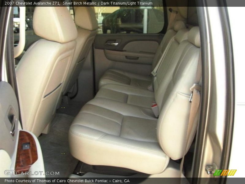 Silver Birch Metallic / Dark Titanium/Light Titanium 2007 Chevrolet Avalanche Z71