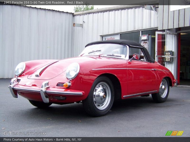 Red / Black 1962 Porsche 356 S-90 Twin Grill Roadster