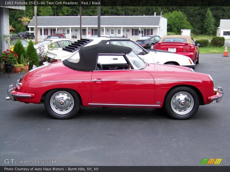 Red / Black 1962 Porsche 356 S-90 Twin Grill Roadster