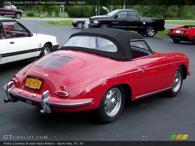 Red / Black 1962 Porsche 356 S-90 Twin Grill Roadster