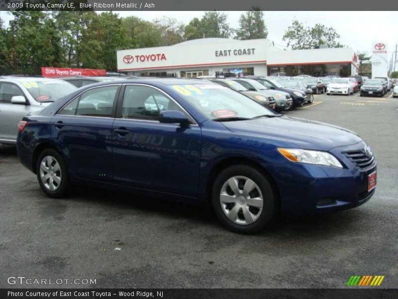 Blue Ribbon Metallic / Ash 2009 Toyota Camry LE