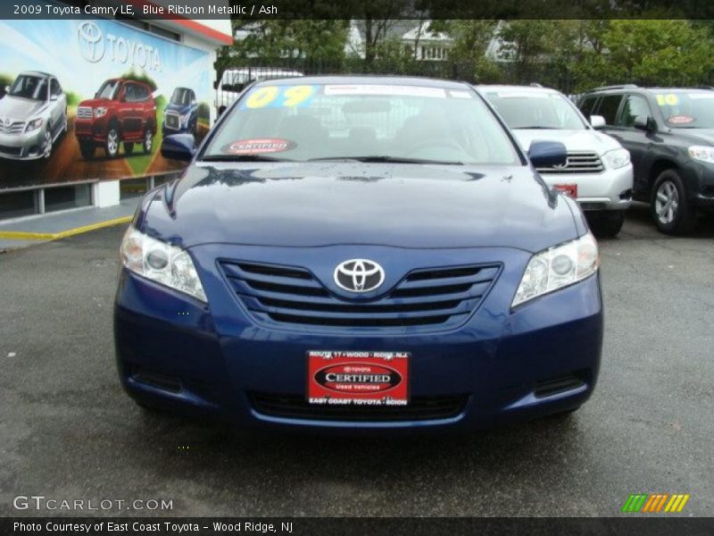 Blue Ribbon Metallic / Ash 2009 Toyota Camry LE