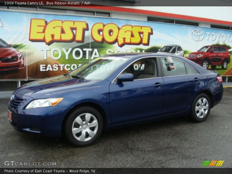 Blue Ribbon Metallic / Ash 2009 Toyota Camry LE