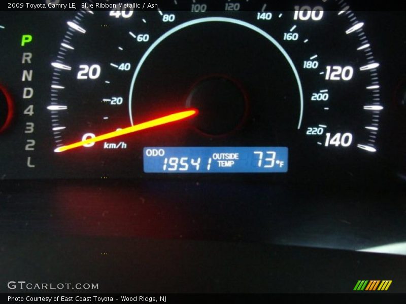 Blue Ribbon Metallic / Ash 2009 Toyota Camry LE