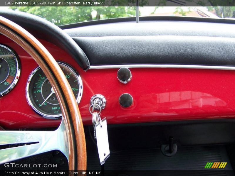 Red / Black 1962 Porsche 356 S-90 Twin Grill Roadster