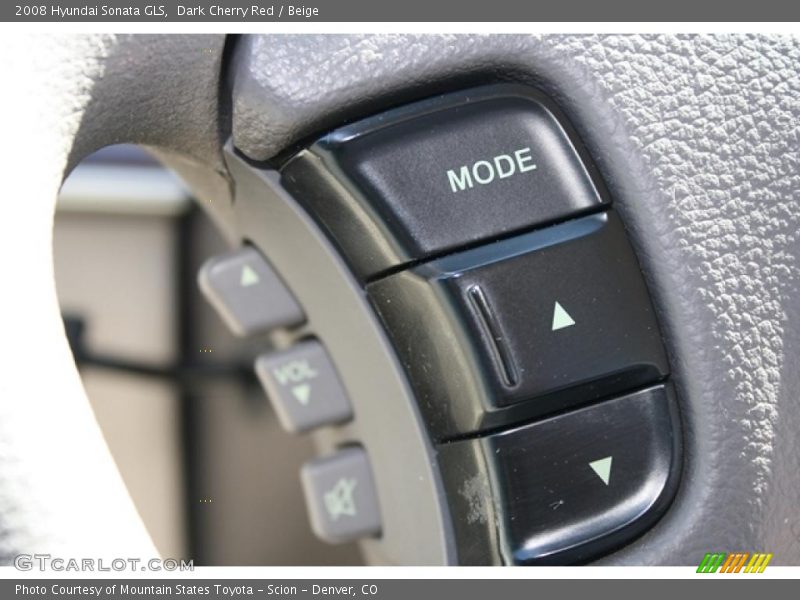Dark Cherry Red / Beige 2008 Hyundai Sonata GLS