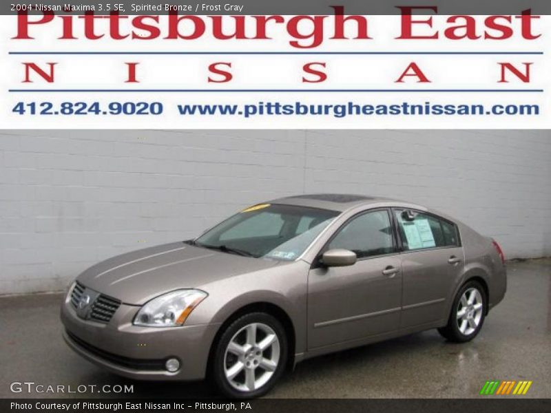 Spirited Bronze / Frost Gray 2004 Nissan Maxima 3.5 SE