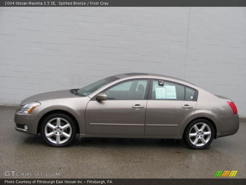 Spirited Bronze / Frost Gray 2004 Nissan Maxima 3.5 SE