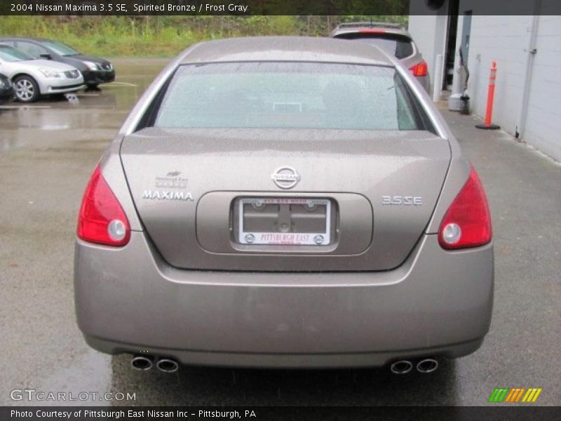 Spirited Bronze / Frost Gray 2004 Nissan Maxima 3.5 SE