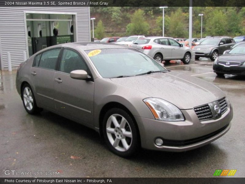 Spirited Bronze / Frost Gray 2004 Nissan Maxima 3.5 SE