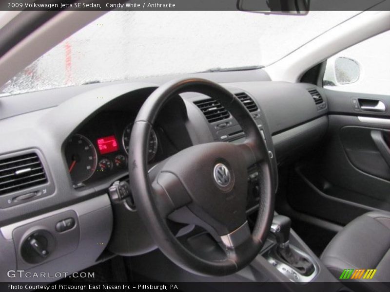 Candy White / Anthracite 2009 Volkswagen Jetta SE Sedan