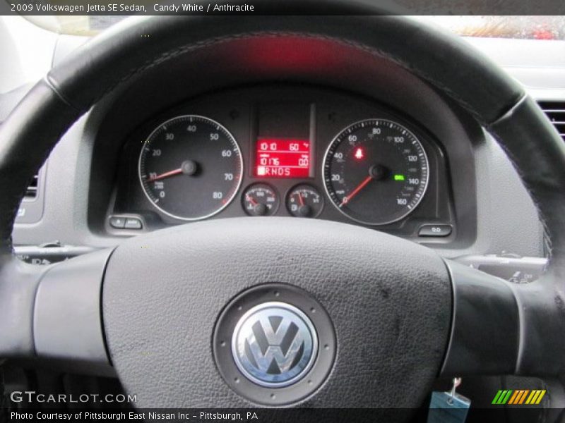 Candy White / Anthracite 2009 Volkswagen Jetta SE Sedan