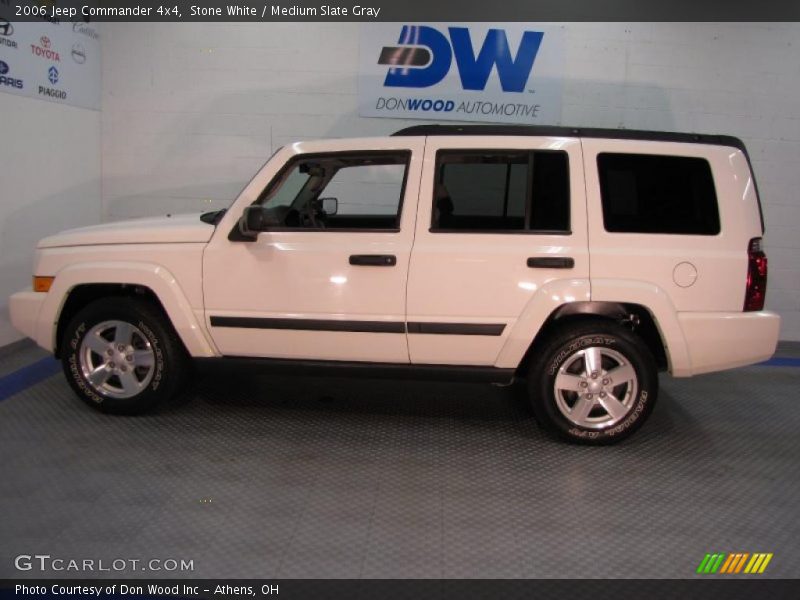 Stone White / Medium Slate Gray 2006 Jeep Commander 4x4