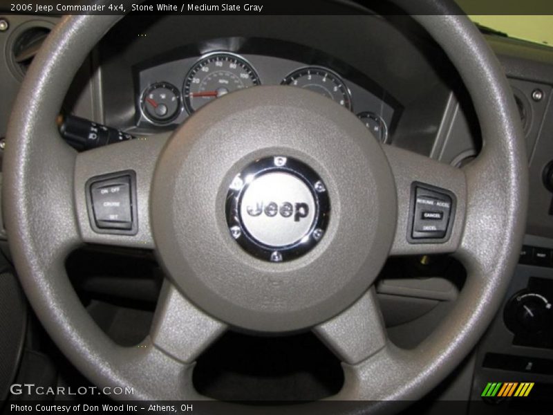 Stone White / Medium Slate Gray 2006 Jeep Commander 4x4