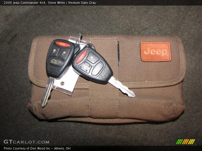 Stone White / Medium Slate Gray 2006 Jeep Commander 4x4