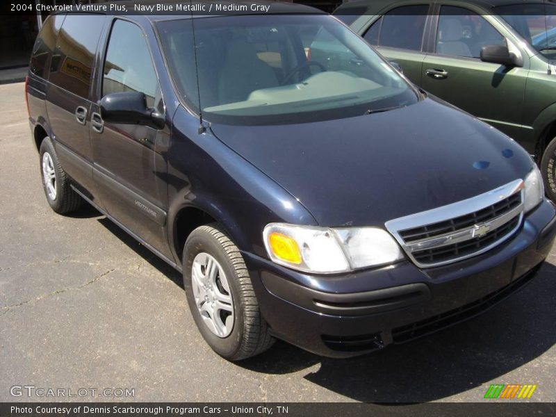 Navy Blue Metallic / Medium Gray 2004 Chevrolet Venture Plus