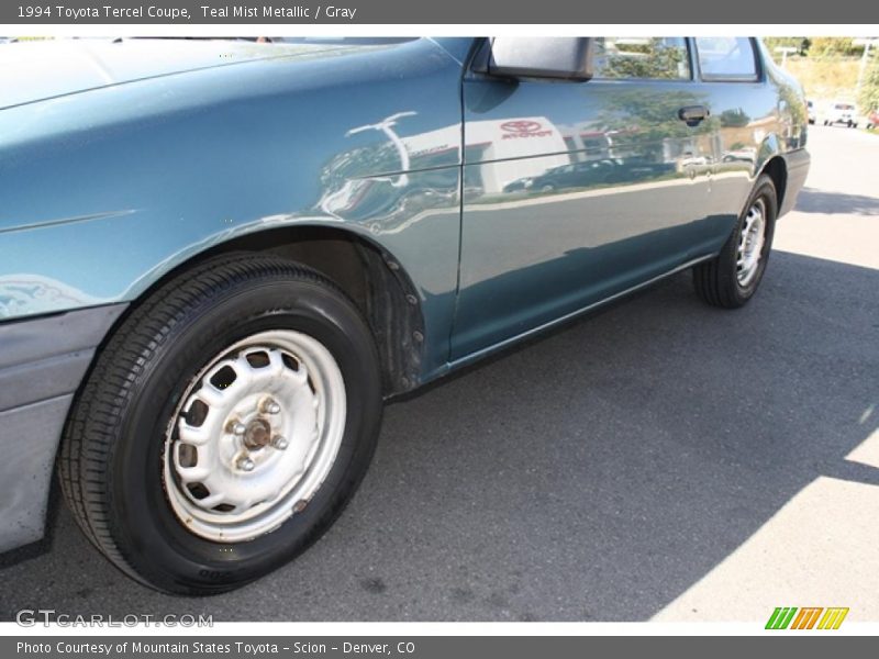 Teal Mist Metallic / Gray 1994 Toyota Tercel Coupe