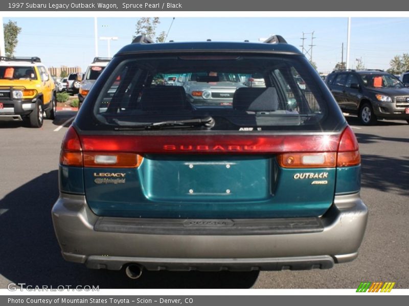 Spruce Pearl / Black 1997 Subaru Legacy Outback Wagon