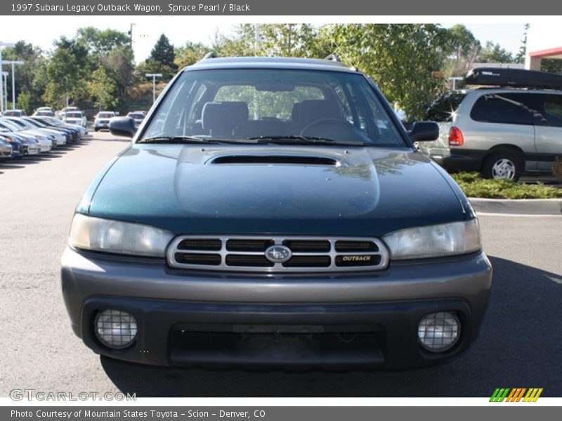 Spruce Pearl / Black 1997 Subaru Legacy Outback Wagon