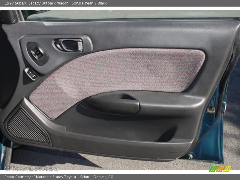 Spruce Pearl / Black 1997 Subaru Legacy Outback Wagon