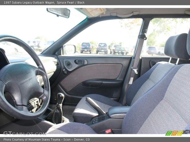 Spruce Pearl / Black 1997 Subaru Legacy Outback Wagon
