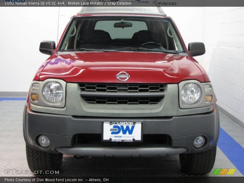 Molten Lava Metallic / Gray Celadon 2002 Nissan Xterra SE V6 SC 4x4