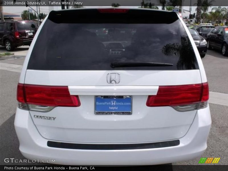 Taffeta White / Ivory 2008 Honda Odyssey LX