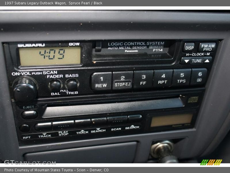 Spruce Pearl / Black 1997 Subaru Legacy Outback Wagon