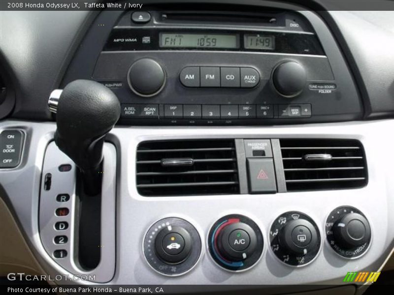 Taffeta White / Ivory 2008 Honda Odyssey LX