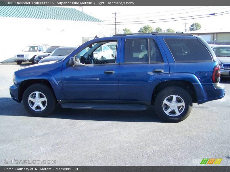 Superior Blue Metallic / Light Cashmere/Ebony 2006 Chevrolet TrailBlazer LS