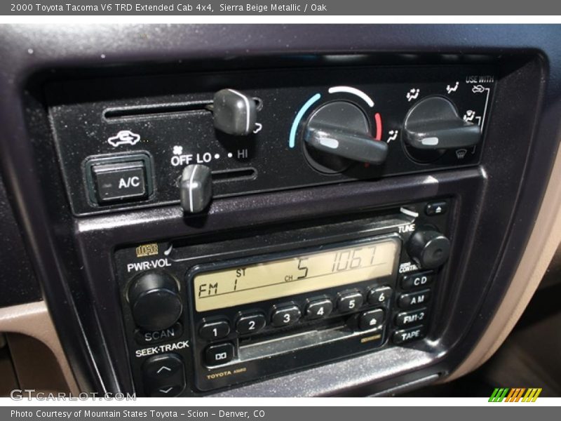 Sierra Beige Metallic / Oak 2000 Toyota Tacoma V6 TRD Extended Cab 4x4