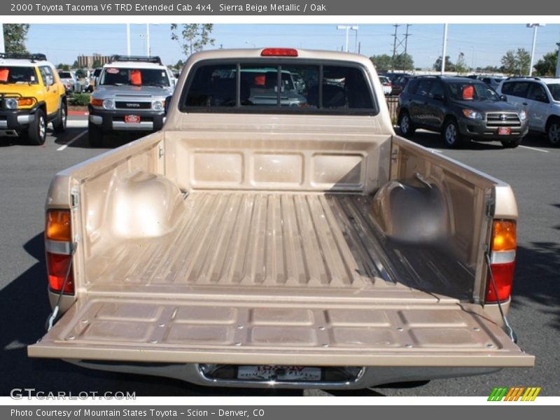 Sierra Beige Metallic / Oak 2000 Toyota Tacoma V6 TRD Extended Cab 4x4