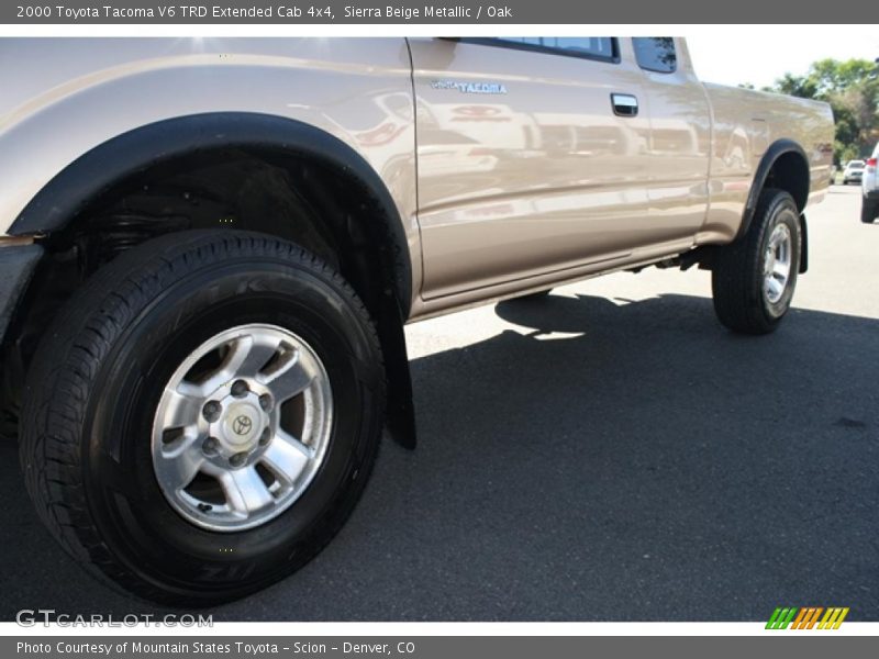 Sierra Beige Metallic / Oak 2000 Toyota Tacoma V6 TRD Extended Cab 4x4