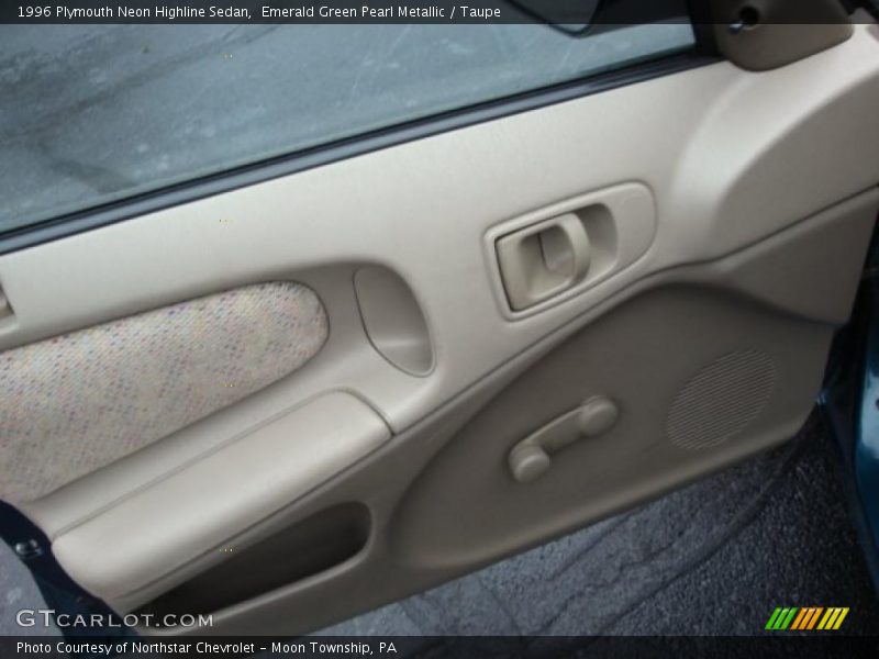 Emerald Green Pearl Metallic / Taupe 1996 Plymouth Neon Highline Sedan