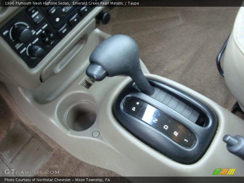 Emerald Green Pearl Metallic / Taupe 1996 Plymouth Neon Highline Sedan