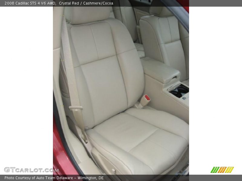 Crystal Red / Cashmere/Cocoa 2008 Cadillac STS 4 V6 AWD